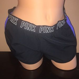 NWT PINK VICTORIAS SECRET RUNNING SHORTS